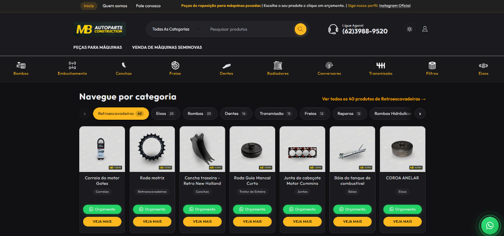 MB AUTOPARTS CONSTRUCTION - Selene Creative Studio